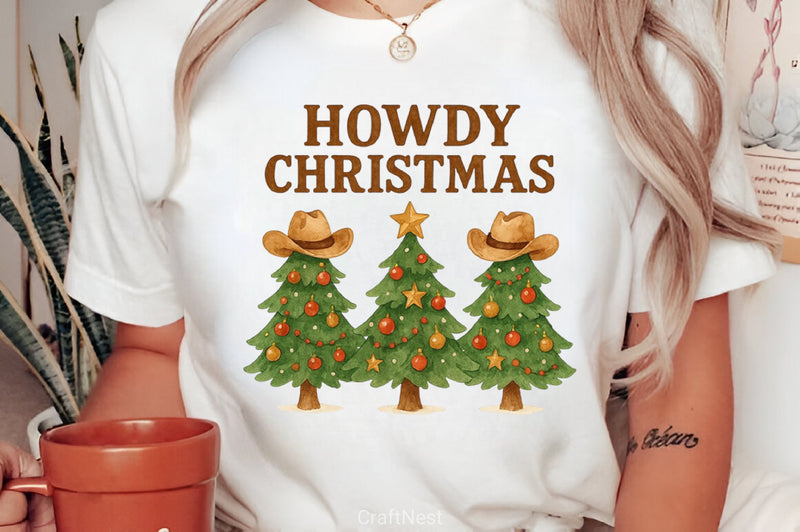 Howdy Christmas Clipart Bundle - CraftNest - Digital Crafting and Art