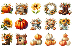 Autumn Clipart Bundle 6 - CraftNest - Digital Crafting and Art