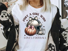 Just A Girl Who Loves Football Clipart Bundle - CraftNest - Digital Crafting and Art