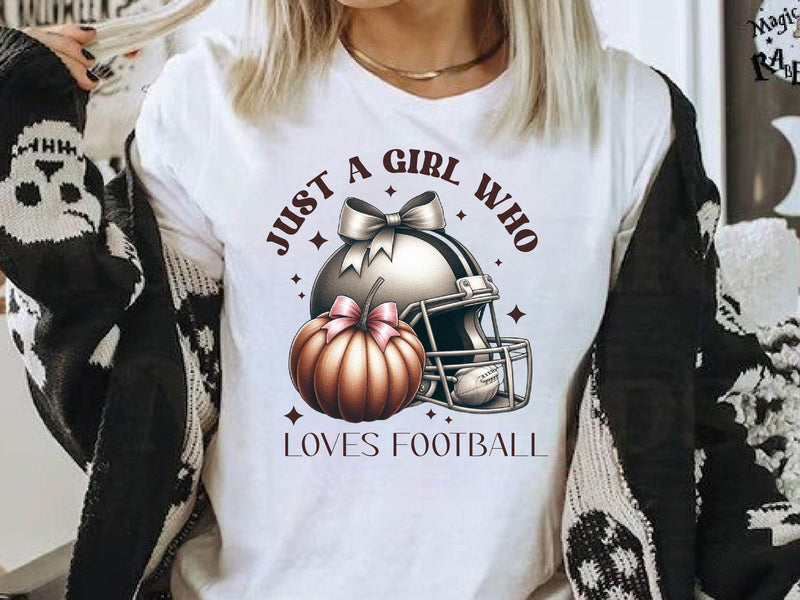 Just A Girl Who Loves Football Clipart Bundle - CraftNest - Digital Crafting and Art