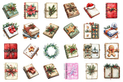 Cozy Christmas Planner Clipart Bundle 1 - CraftNest - Digital Crafting and Art
