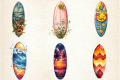 Summer Surfboard Clipart Bundle 2 - CraftNest - Digital Crafting and Art