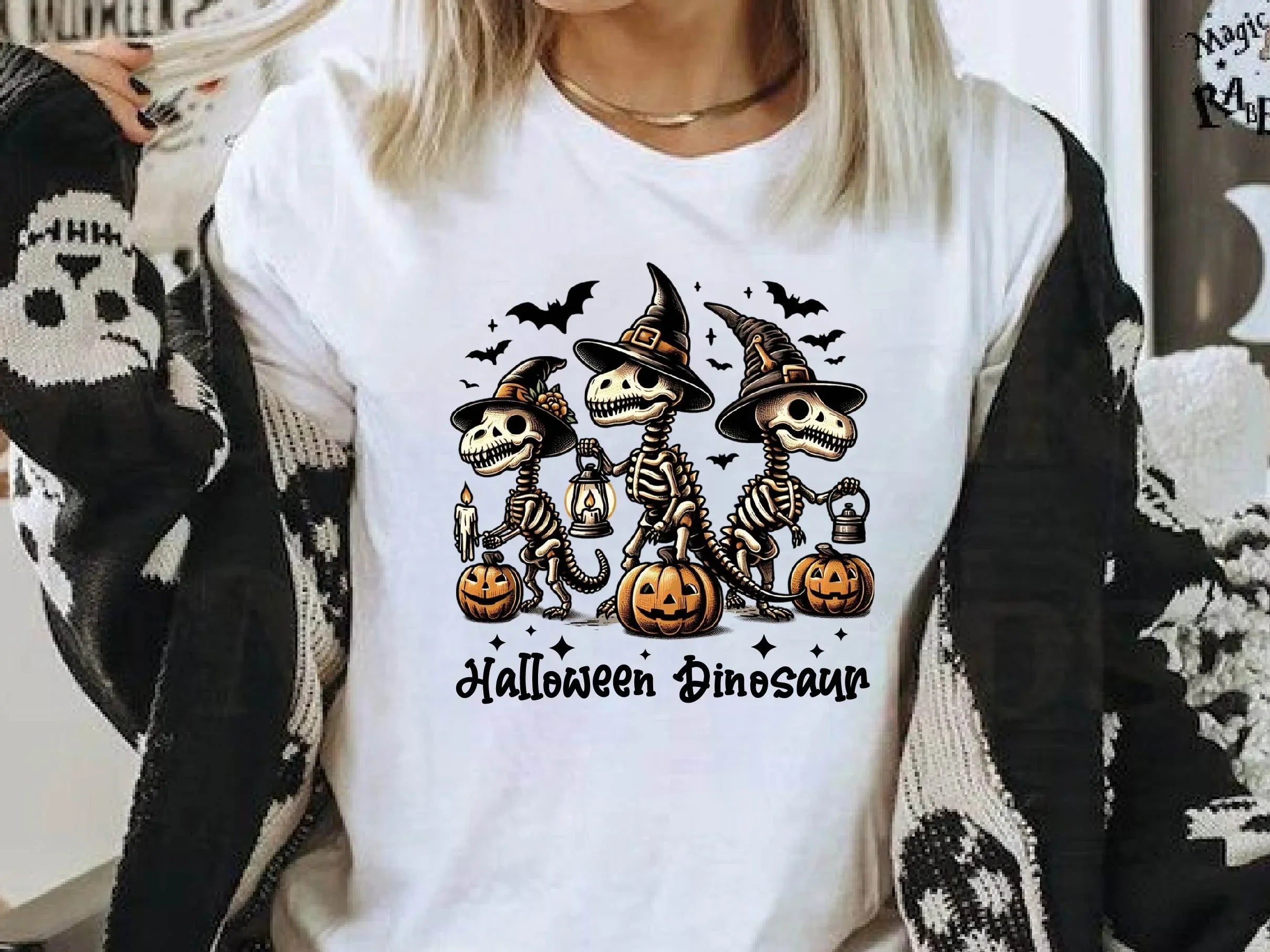 Halloween Dinosaur Halloween Dinosaur Clipart Bundle - CraftNest - Digital Crafting and Art