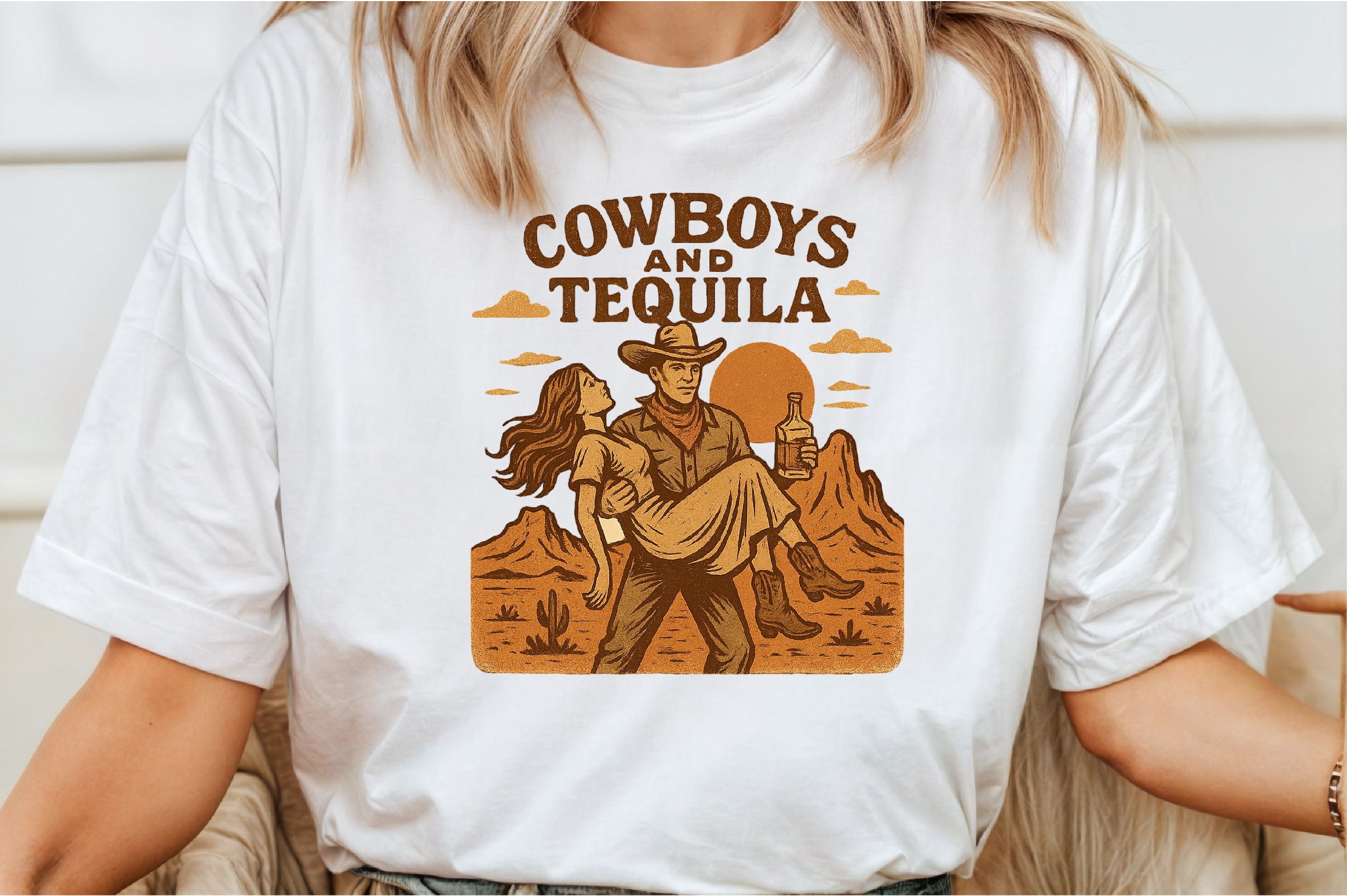 Cowboys and Tequila Clipart Bundle