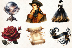 Gilded Reverie Clipart Bundle - CraftNest - Digital Crafting and Art