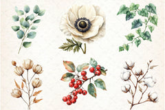 Vintage Botanical Clipart Bundle 3 - CraftNest - Digital Crafting and Art