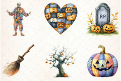 Halloween Patchwork Clipart Bundle - CraftNest - Digital Crafting and Art