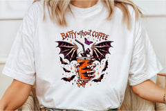 Batty Without Coffee Halloween Clipart Bundle 2 - CraftNest - Digital Crafting and Art