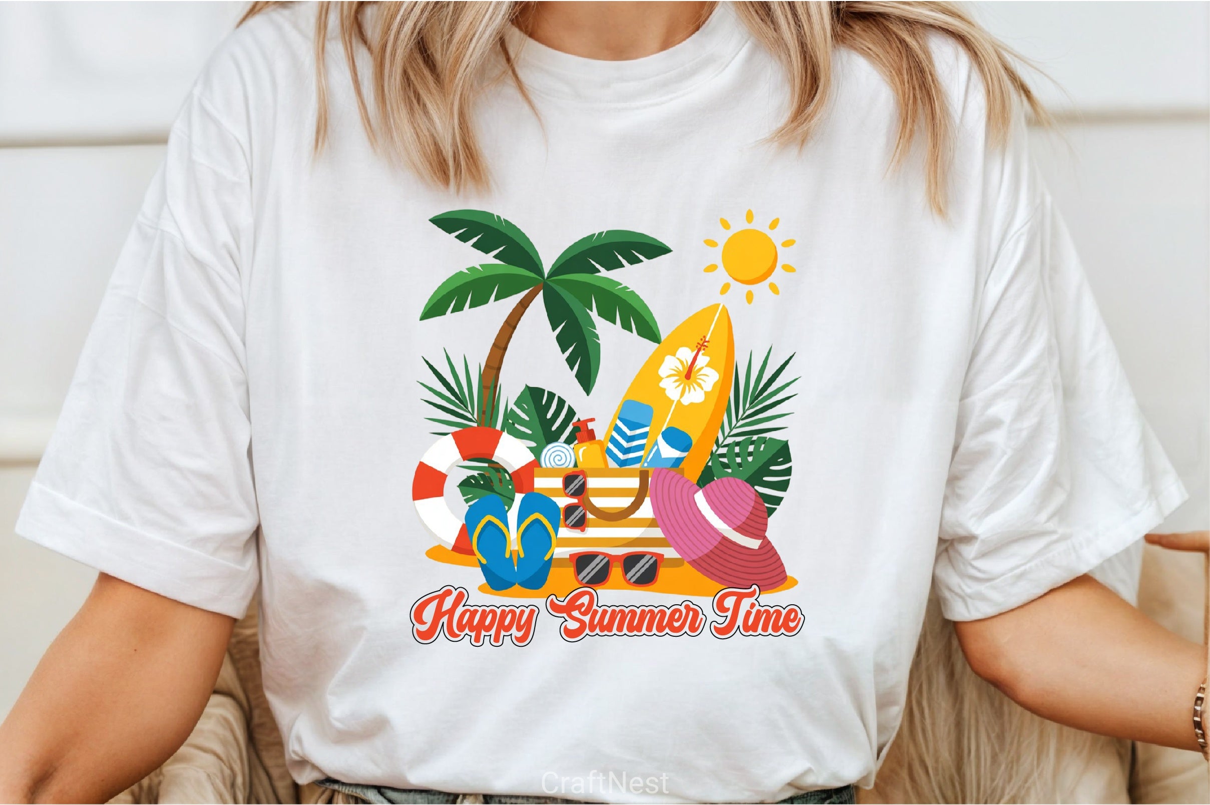 Happy Summer Clipart Bundle 5 - CraftNest - Digital Crafting and Art