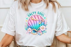 Clam Pearl Bow Clipart Bundle - CraftNest - Digital Crafting and Art