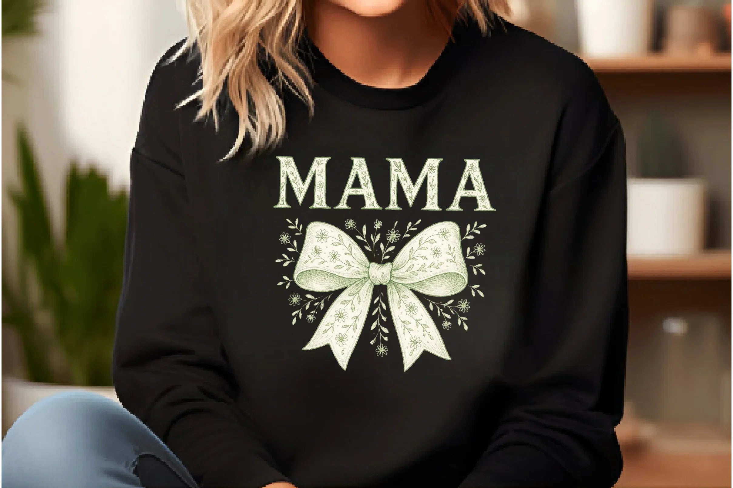 Floral Coquette Varsity Mama Clipart Bundle - CraftNest - Digital Crafting and Art