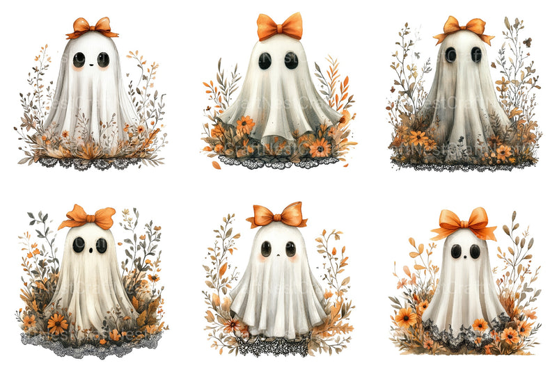 Girly Spooky Season Clipart Bundle - CraftNest - Digital Crafting and Art