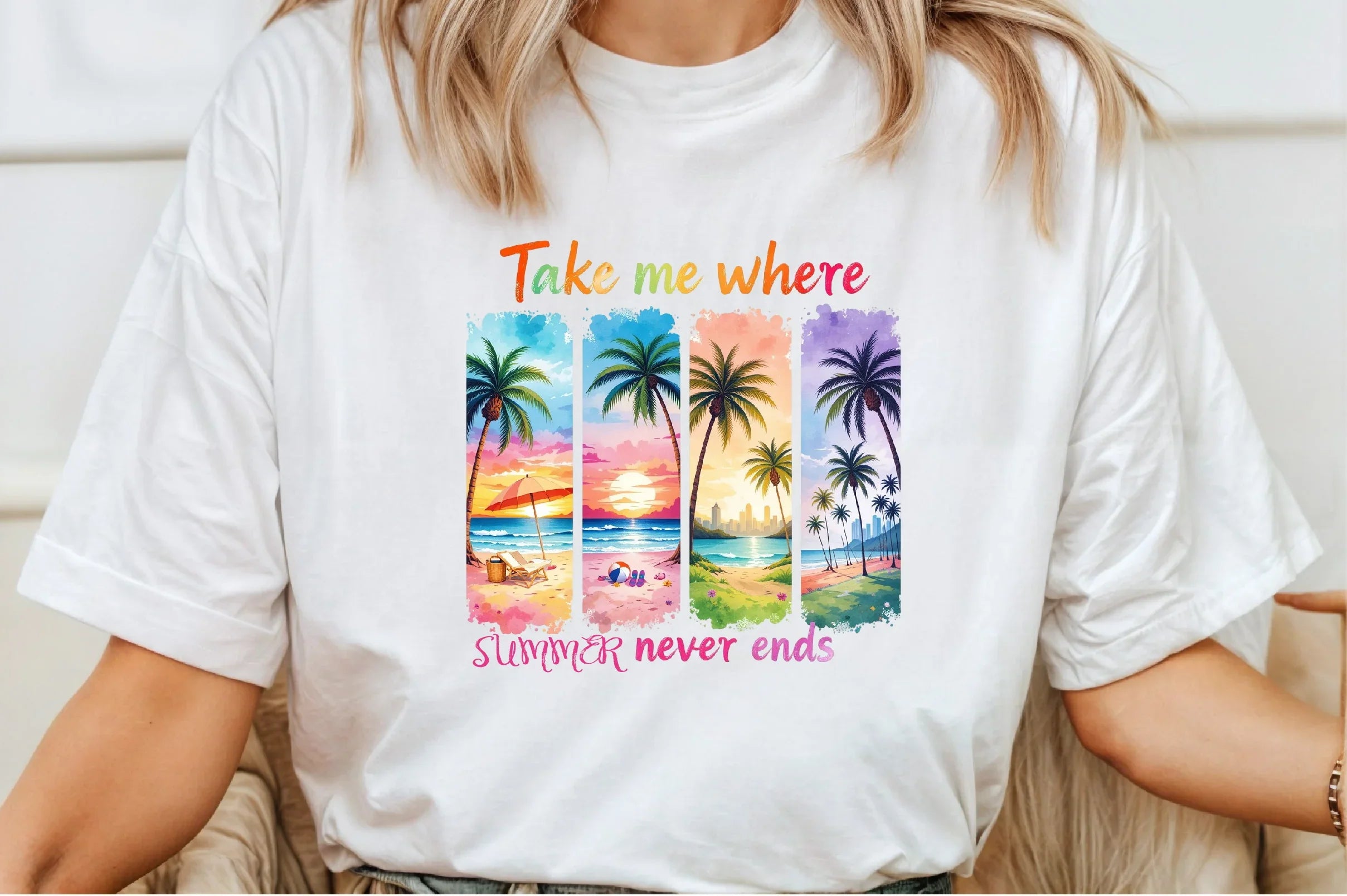 Summer Brushstroke Shirt Clipart Bundle - CraftNest - Digital Crafting and Art