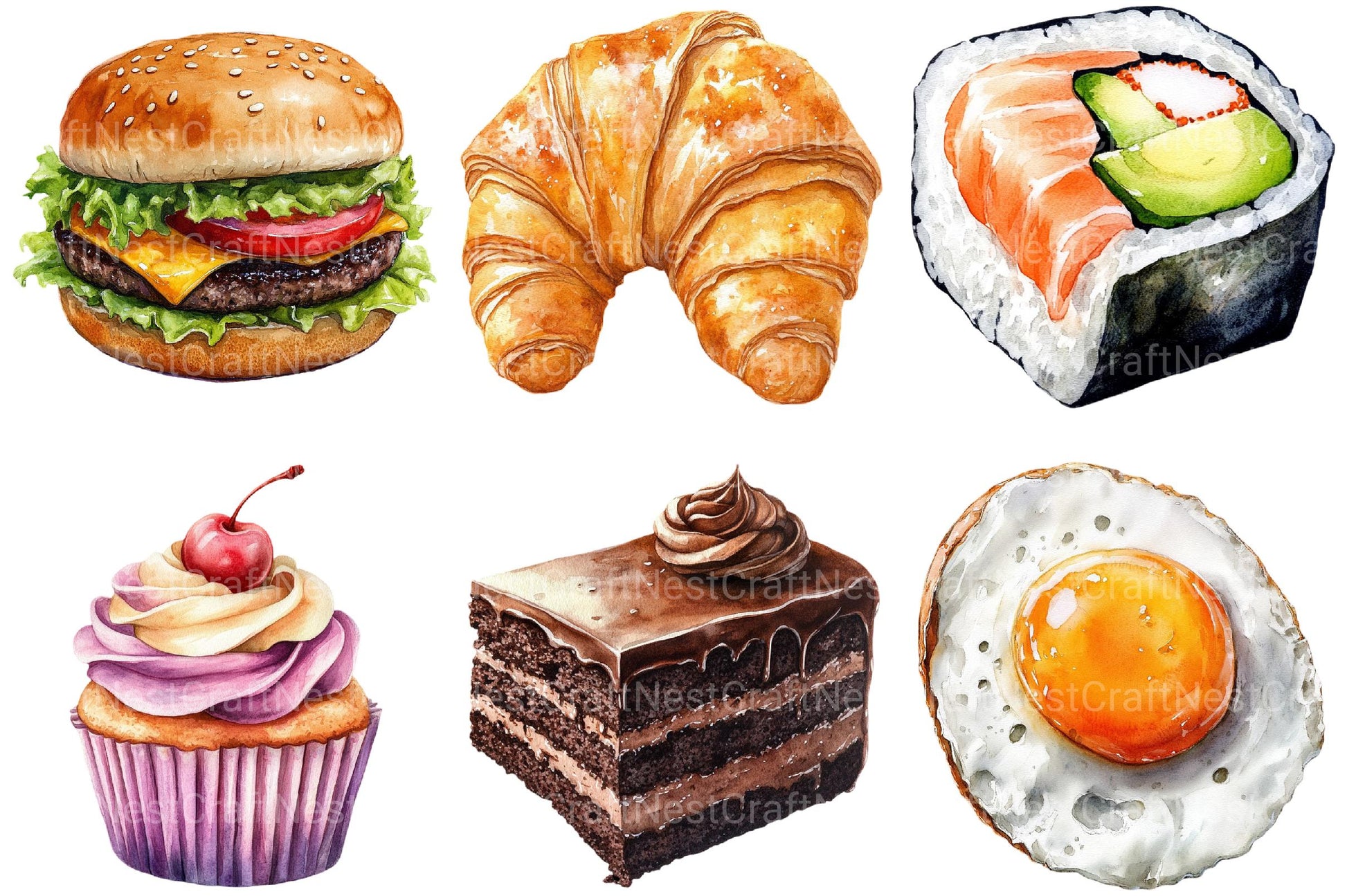 Foods Clipart - CraftNest - Digital Crafting and Art