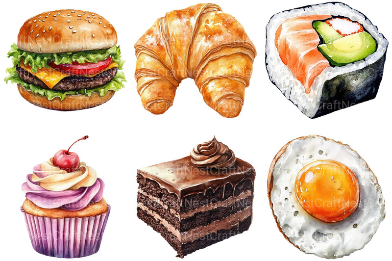 Foods Clipart - CraftNest - Digital Crafting and Art