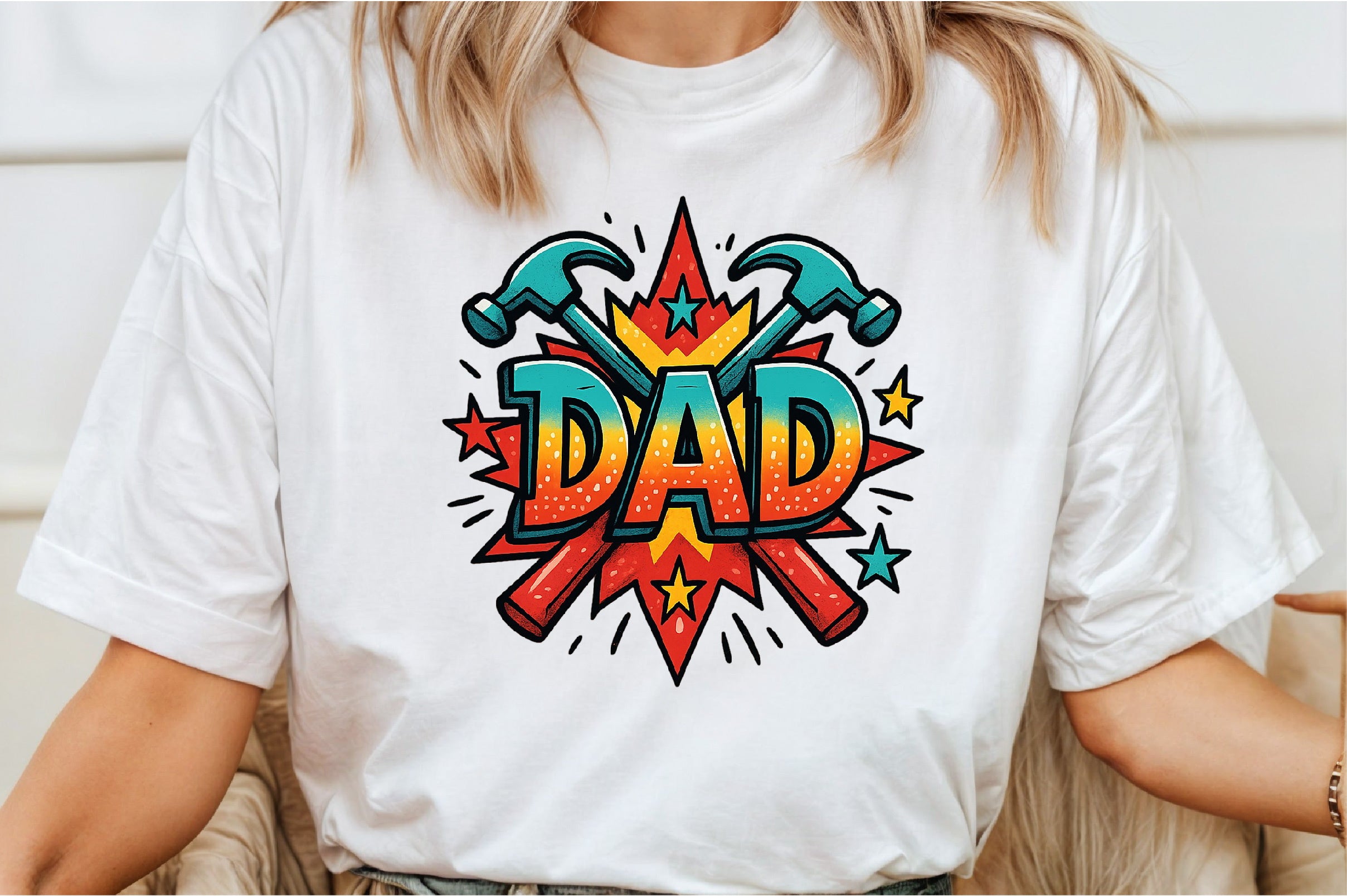 Dad Comic Style Clipart Bundle