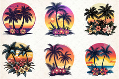 Beach Sunset Clipart Bundle - CraftNest - Digital Crafting and Art