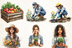 Gardening Clipart Bundle - CraftNest - Digital Crafting and Art