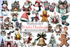 Winter Christmas Clipart Bundle