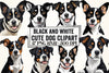 Cute Black & White Dog Clipart Bundle