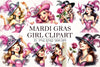 Mardi Gras Girl Clipart Bundle 5