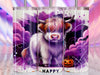 Halloween Highland Cow Tumbler Wrap Bundle 6