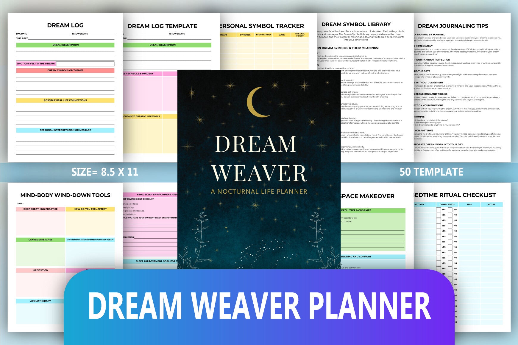 Dream Weaver Nocturna Planner