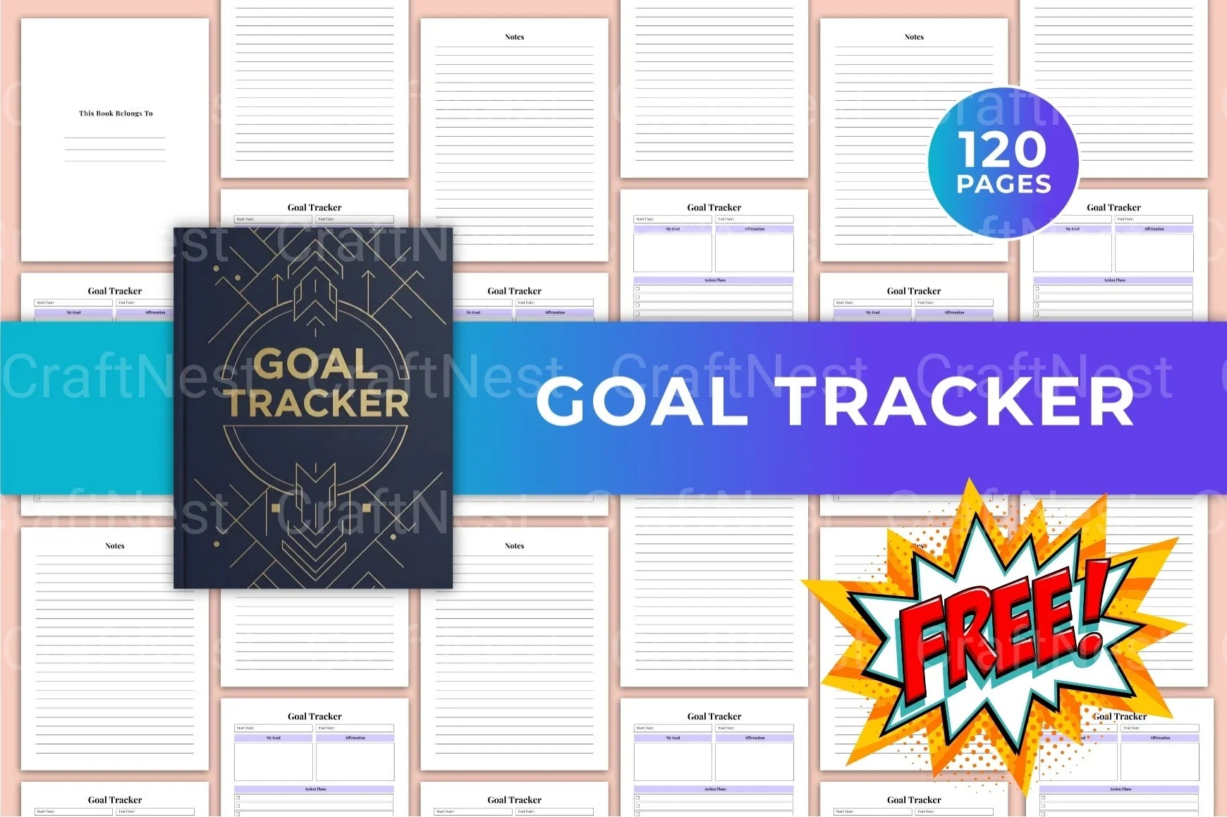 Goal Tracker Tool - CraftNest - Digital Crafting and Art