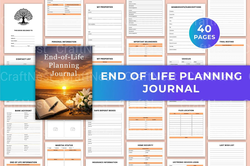 End of Life Planning Guide - CraftNest - Digital Crafting and Art