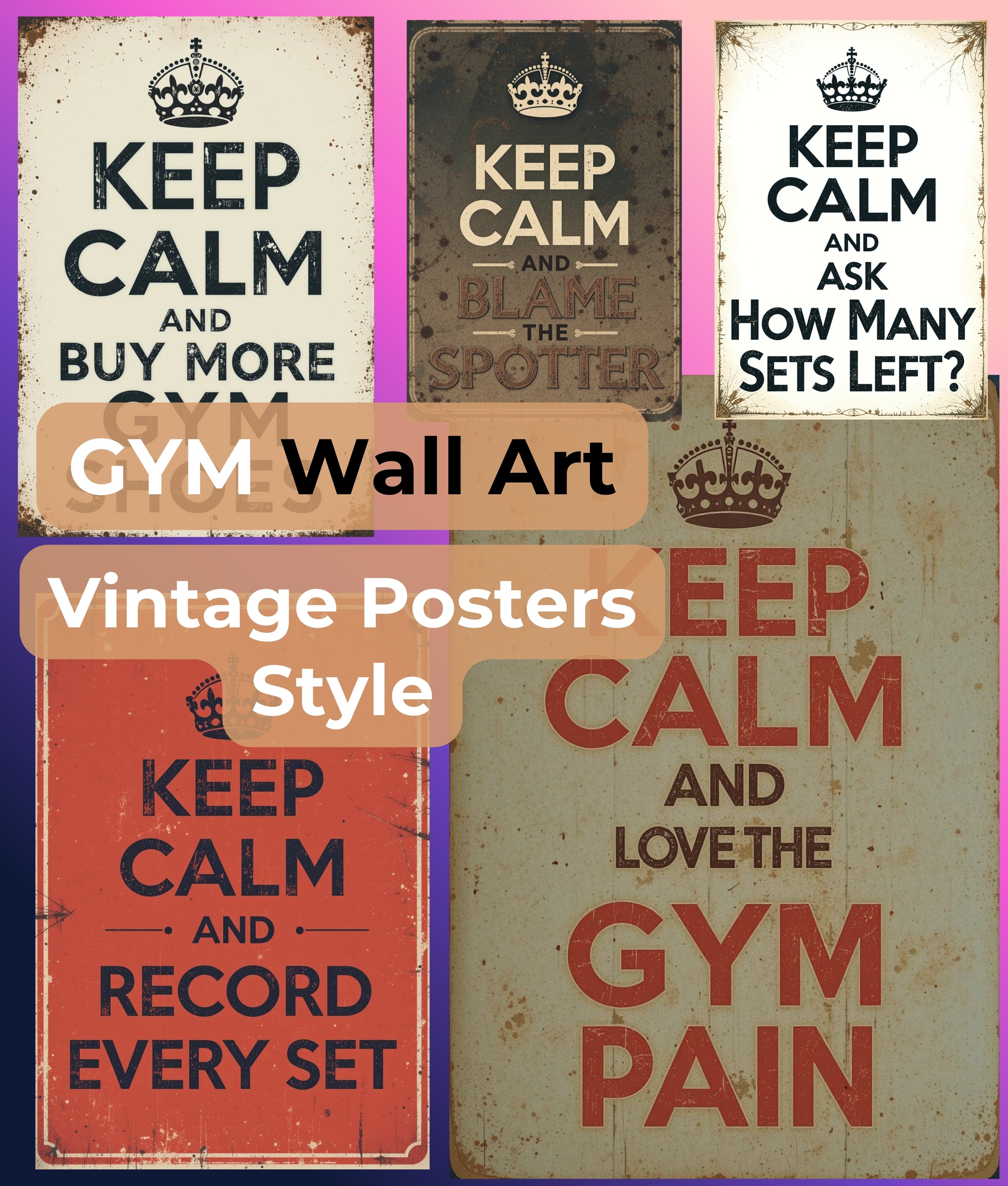 GYM Wall Art Collection