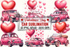 Valentine Car Clipart Bundle 1