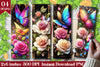 Fantasy Butterfly Roses Bookmark Journal