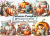 Autumn Pumpkin Clipart Bundle