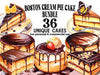 Boston Cream Pie Cakes