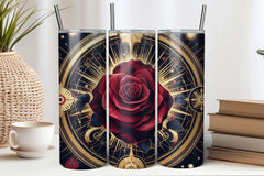 Rose Flowers Tumbler Wrap Bundle 2 - CraftNest - Digital Crafting and Art