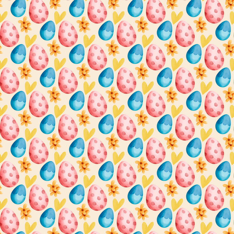 Watercolor Easter Seamless Digital Paper - CraftNest - Digital Crafting and Art