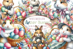 Easter Bunny Clipart Bundle 11 - CraftNest - Digital Crafting and Art