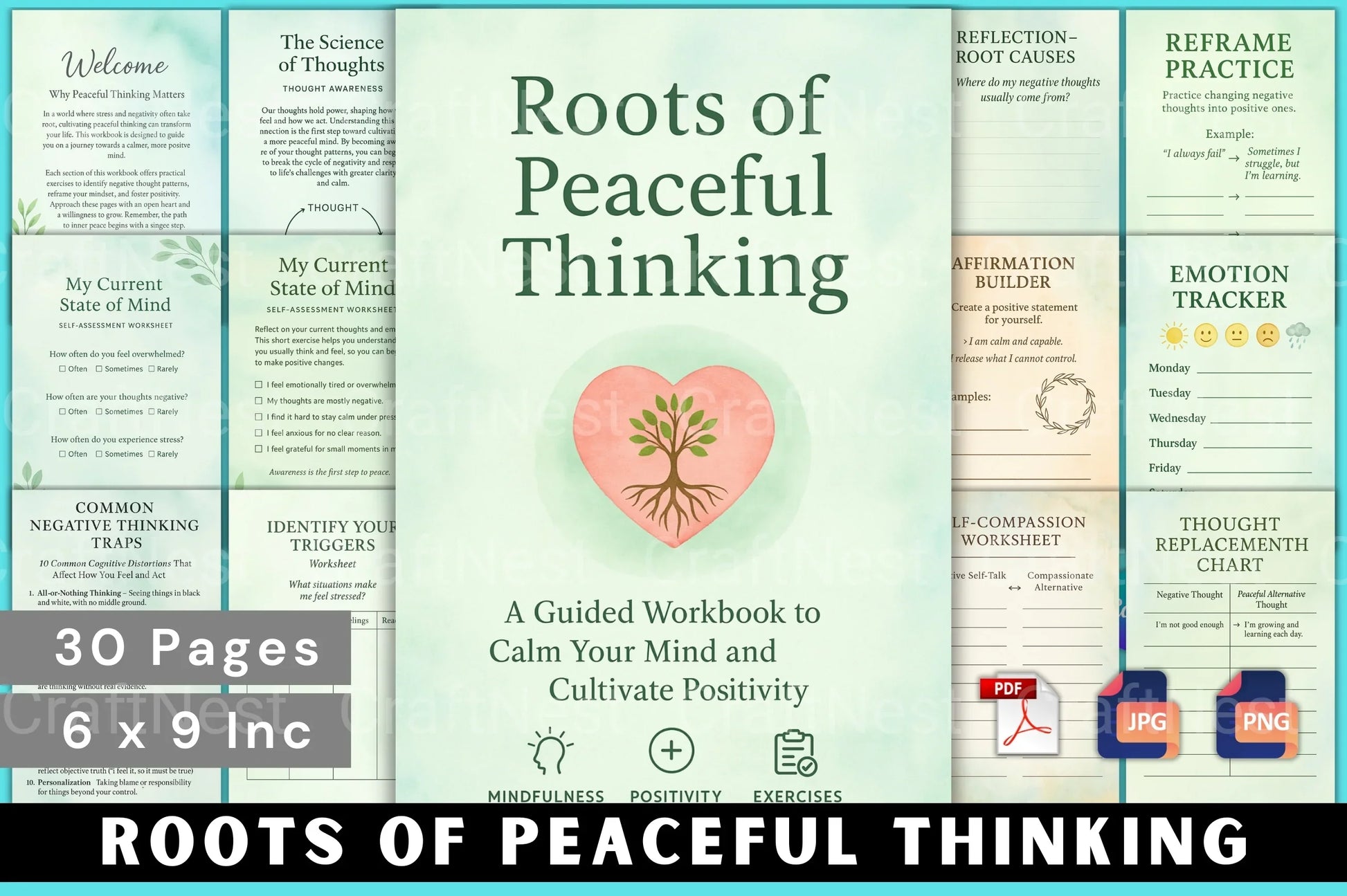 Roots of Peaceful Thinking - CraftNest - Digital Crafting and Art