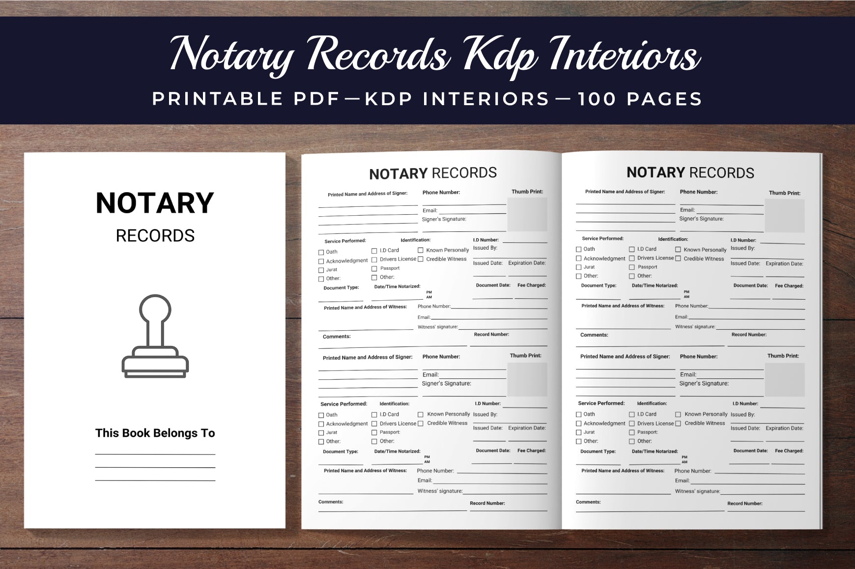 Notary Records Planner