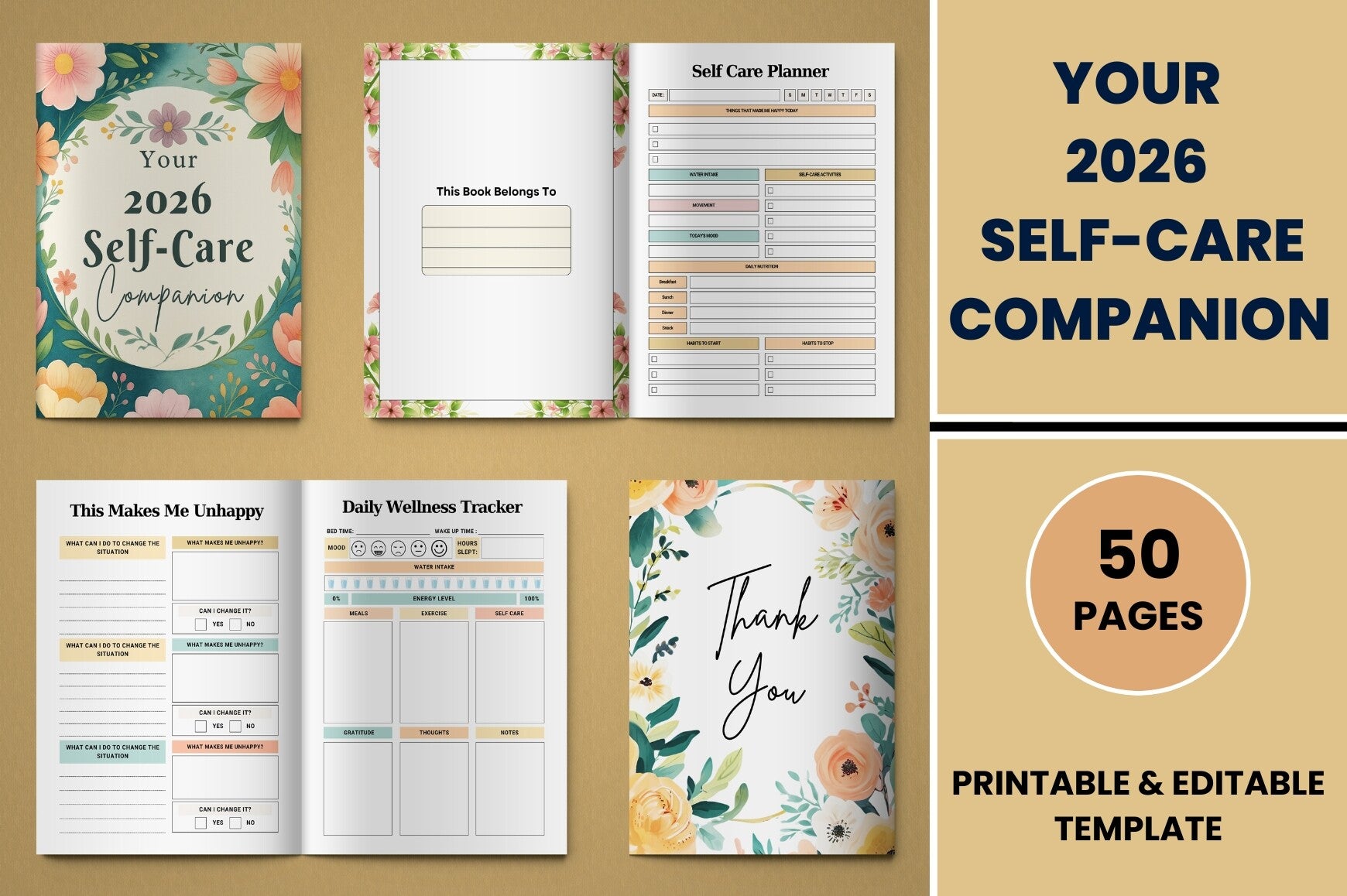 Your Self Care Companion Planner