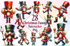Christmas Funny Nutcracker Clipart Bundle 4 - CraftNest - Digital Crafting and Art