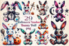 Halloween Voodoo Bunny Doll Clipart Bundle 3