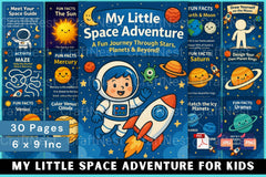 My Little Space Adventure for Kids - CraftNest - Digital Crafting and Art