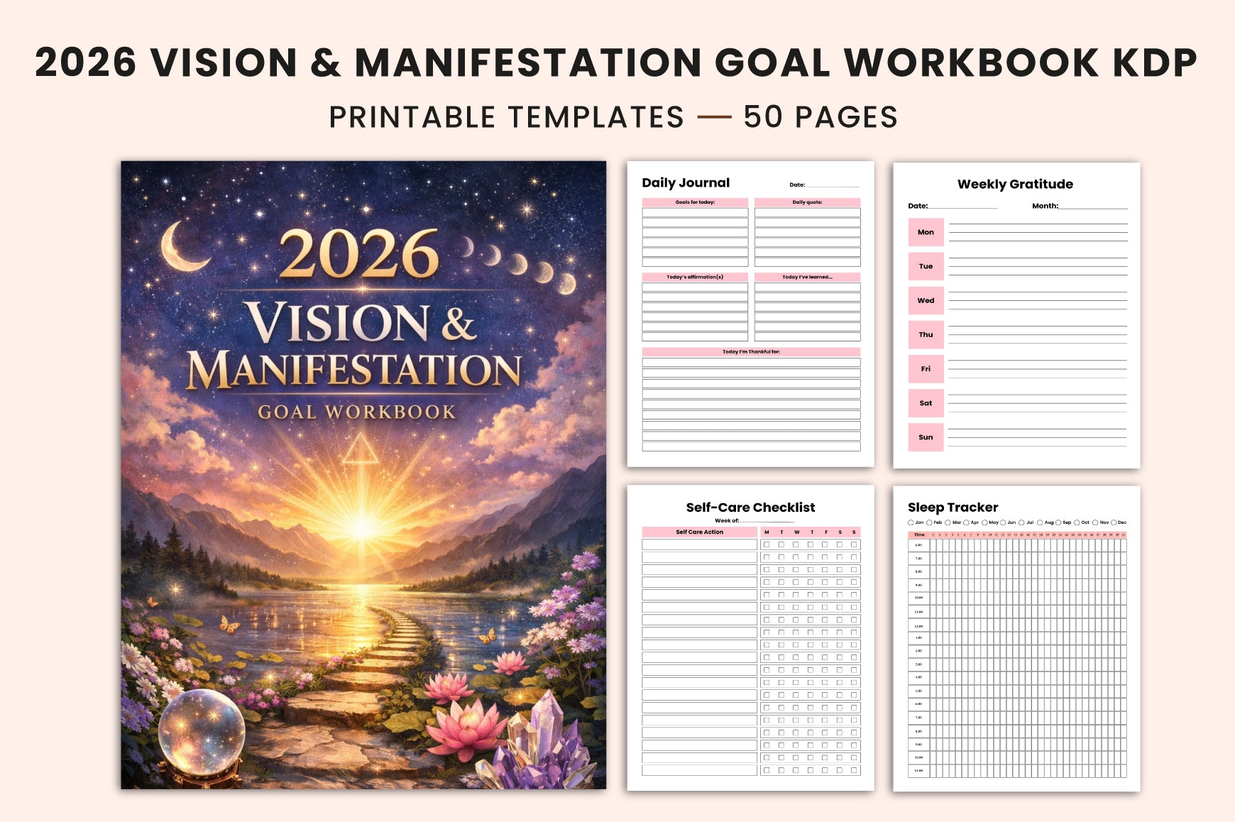 Vision Manifestation Goal Workbook
