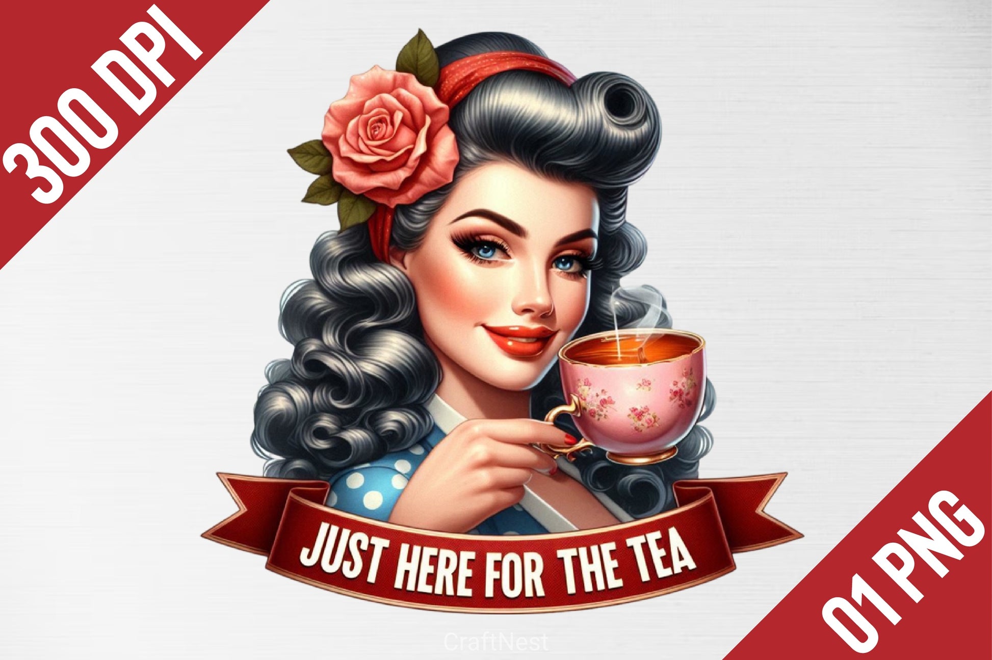 Just Here For The Tea Clipart Bundle 2 - CraftNest - Digital Crafting and Art