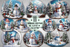 Snowman Christmas Clipart Bundle 2
