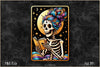 The Reader Tarot Card Reading Skeleton Clipart Bundle
