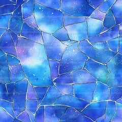 Blue Holographic Glitter Digital Paper - CraftNest - Digital Crafting and Art