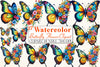Butterfly Flowers Clipart Bundle 8
