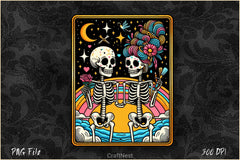 The Lovers Tarot Card Clipart Bundle - CraftNest - Digital Crafting and Art